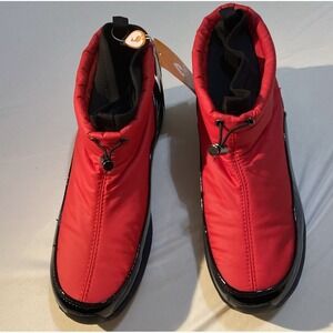 Sporto‎ women's Low Cut  boots size 10 M Red Barefoot Wool Waterproof/NWT 3680